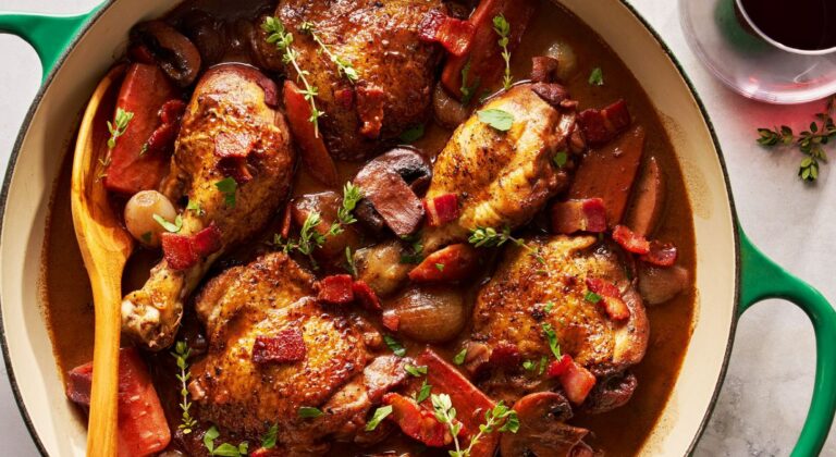 coq au vin accompagnement